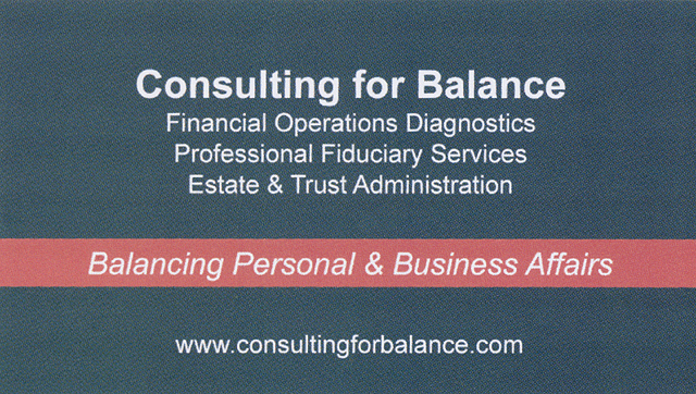 Consulting for Balance